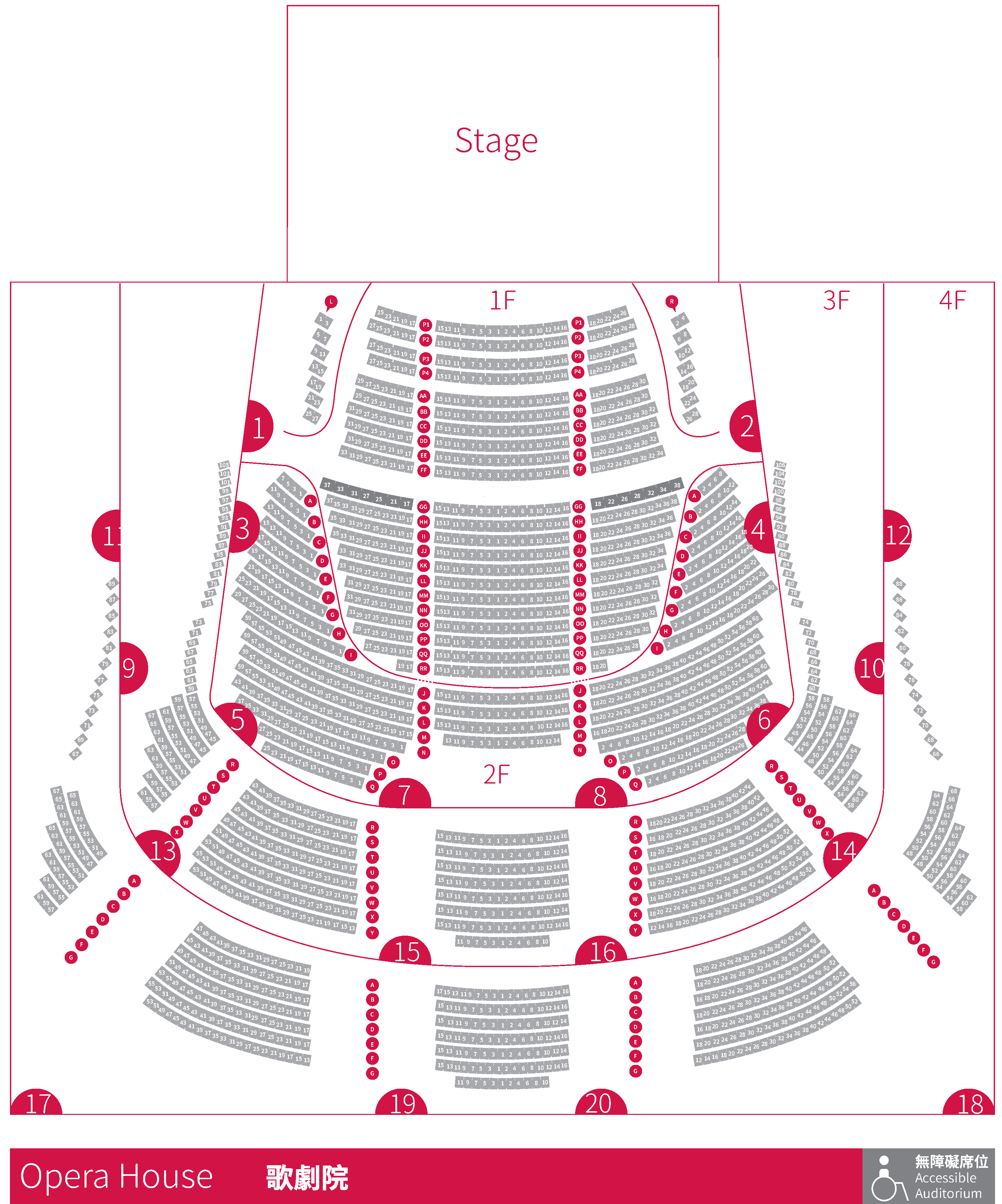 Seating Plan:Opera House