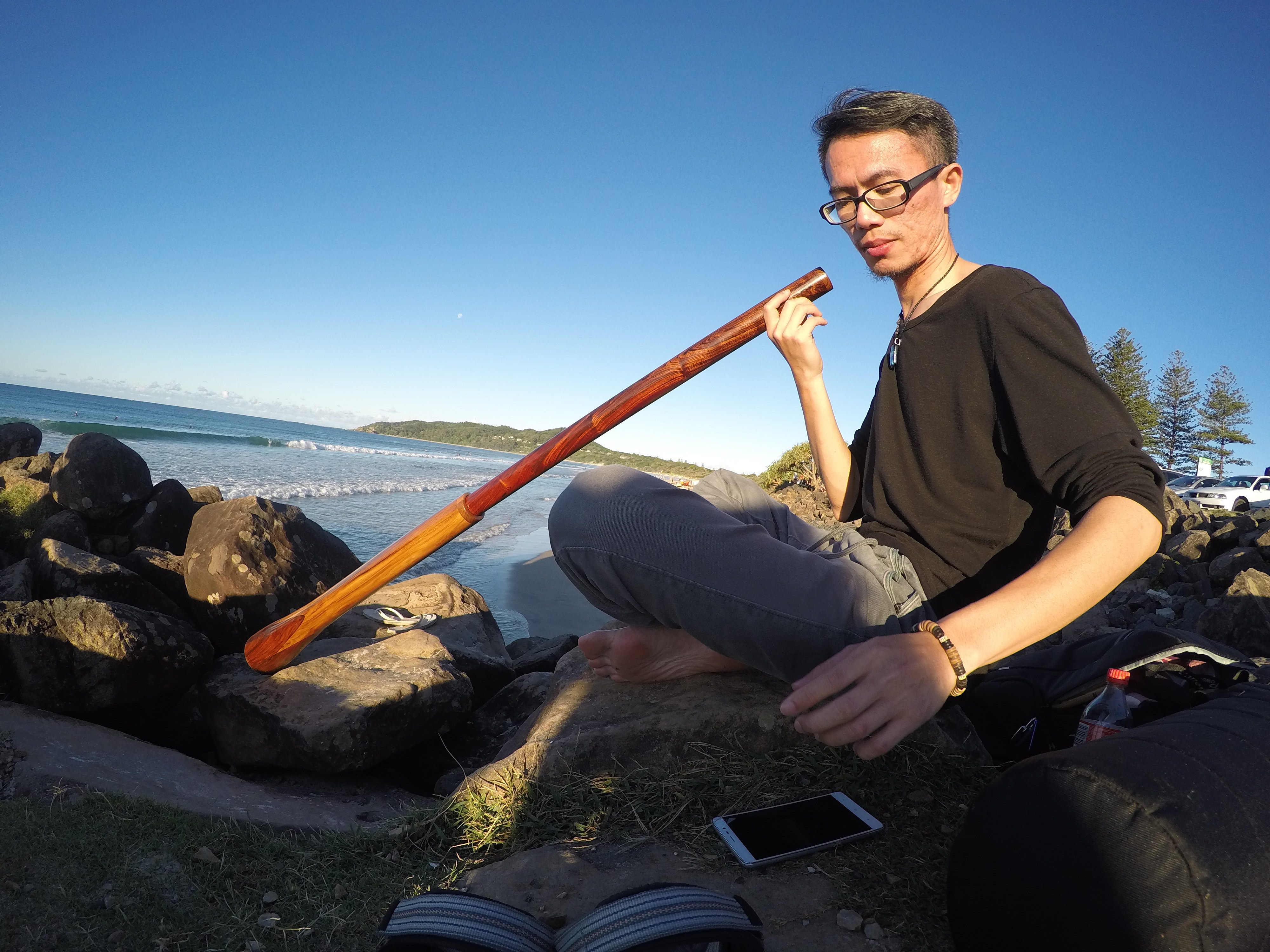 照片:林慶洲 ∣ 澳洲吹管Didgeridoo
