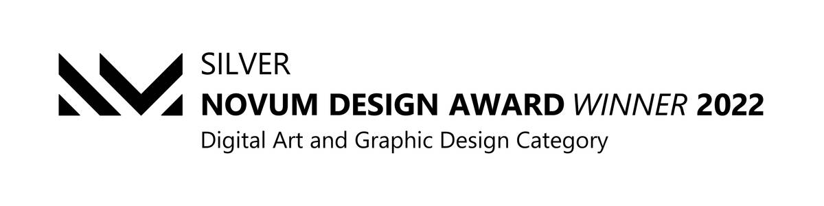 法國NOVUM DESIGN AWARD（簡稱NDA）數位藝術和平面設計類(Digital Art and Graphic Design Category)銀獎